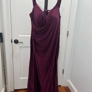 Chic Plum Maxi Dress